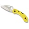 Spyderco 2024 Spyderco Dragonfly 2 Salt Lightweight Yellow H1 Plain SPY-C28PYL2 - alternate 2